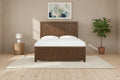 Camas tapizadas Commerce and Market, color crema