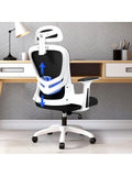 Silla Ergonomica de Oficina con Respaldo de Malla Transpirable, Soporte Lumbar y Ajustes Personalizados