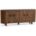 Mesa auxiliar Lindy de ratán, natural