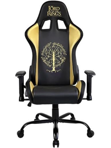 Silla Gaming Profesional con Espuma Densa Respaldo Reclinable y Brazos Ajustables