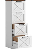 Unidad Compacta de Archivo para Escritorio con Dos Cajones para Carpetas A4 y Carta Acabado Blanco